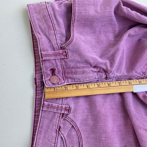 Lee Shapetastic Hidden Hold Woman’s Pink Rose Pants Size 10 With Ankle Zippers - Picture 11 of 14